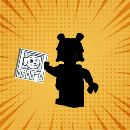 Mystery LEGO Girl with Lost Dog Flyer