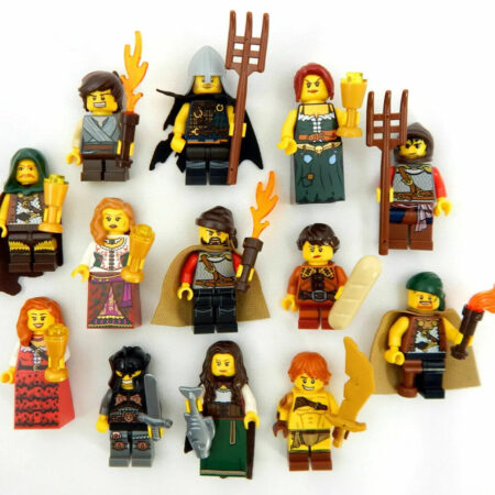2-Pack of Mystery LEGO Peasant Minifigs